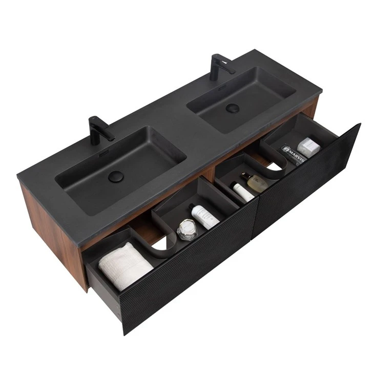 bathroom linen cabinet and vanity (3)