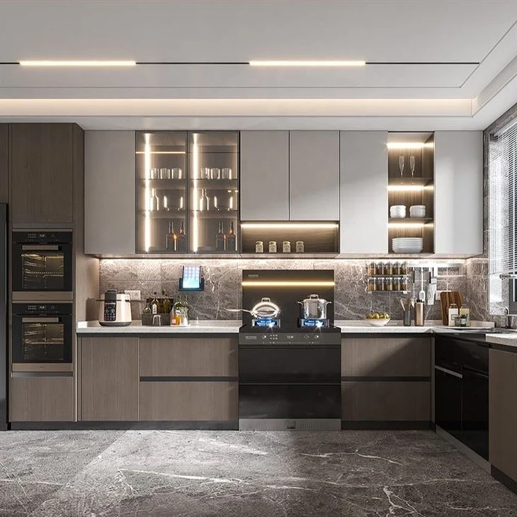 corner kitchen cabinet with drawers-03